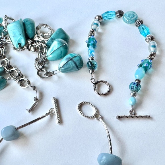 Set of 3 Beaded Bracelets, 8 and 9 inch - Picture 11 of 11